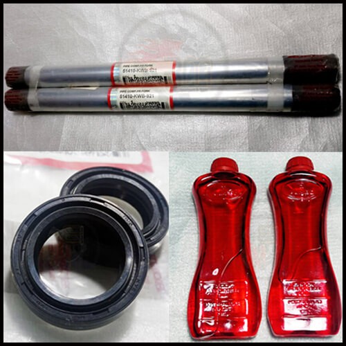 AS SHOCKBREAKER SHOCK DEPAN SET AHM HONDA BLADE 110 KARBU-REVO ABSOLUTE