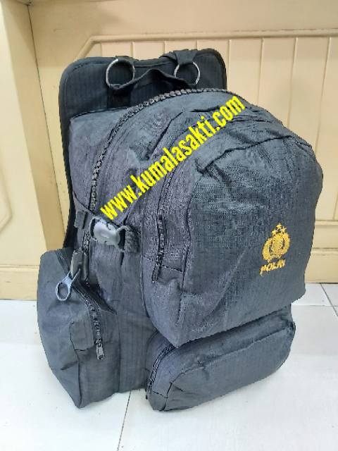 Tas Ransel Polisi Ring Kw. 1 Sleting Besar