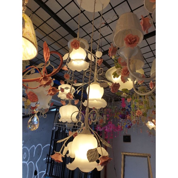 Lampu hias shabby 3susun