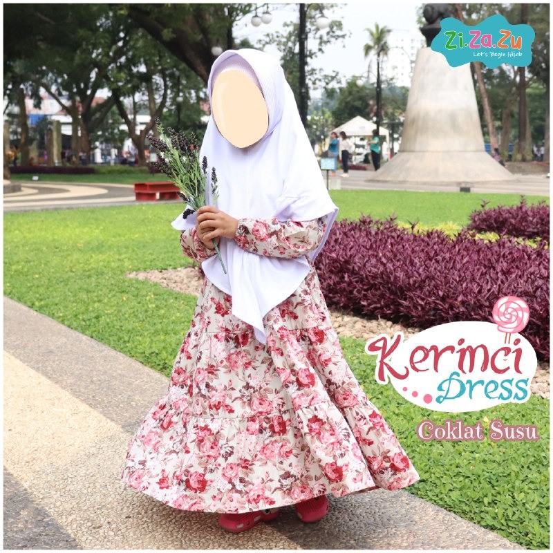 Gamis Anak Kerinci Dress Kids Zizazu Wanoja