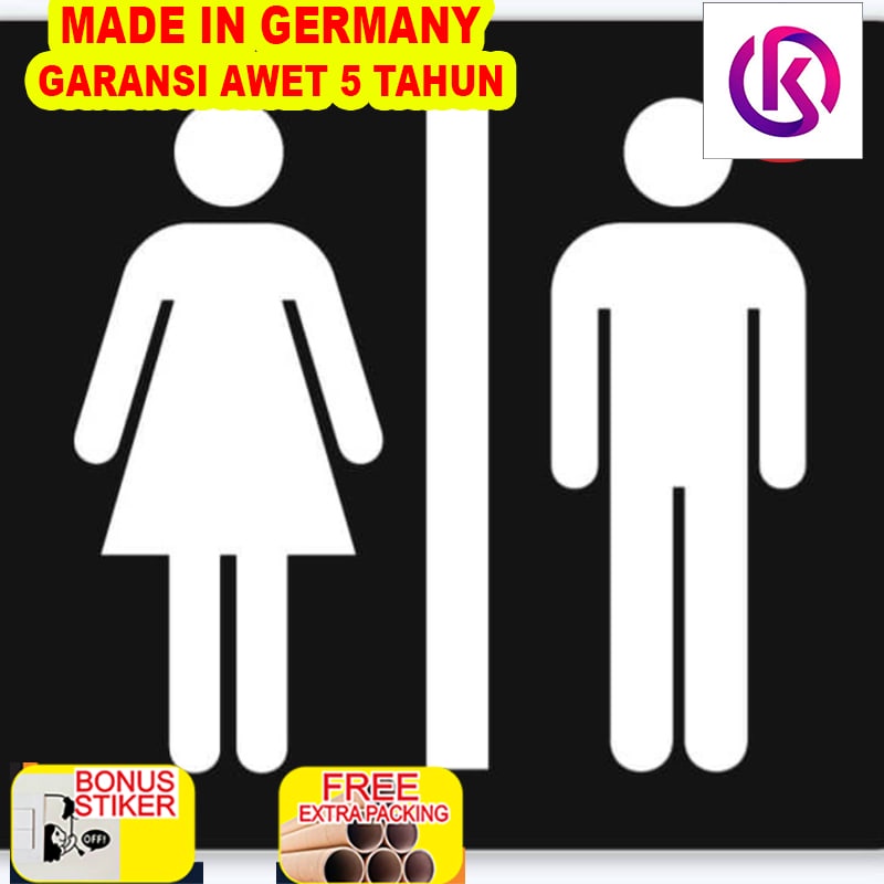 

Terlaris Acrylic Signage Toilet - Hitam