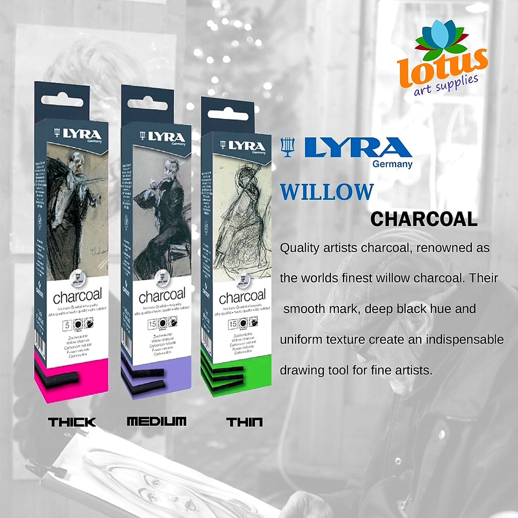 

Lyra Willow Charcoal Arang Lukis Set