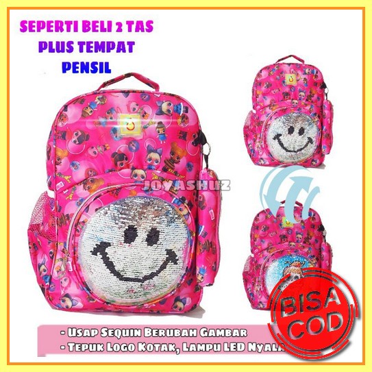 Tas Ransel Anak Perempuan Cewek Tas Gendong Punggung Backpack Tk Sd Paud  Karakter Tas Sekolah Anak 