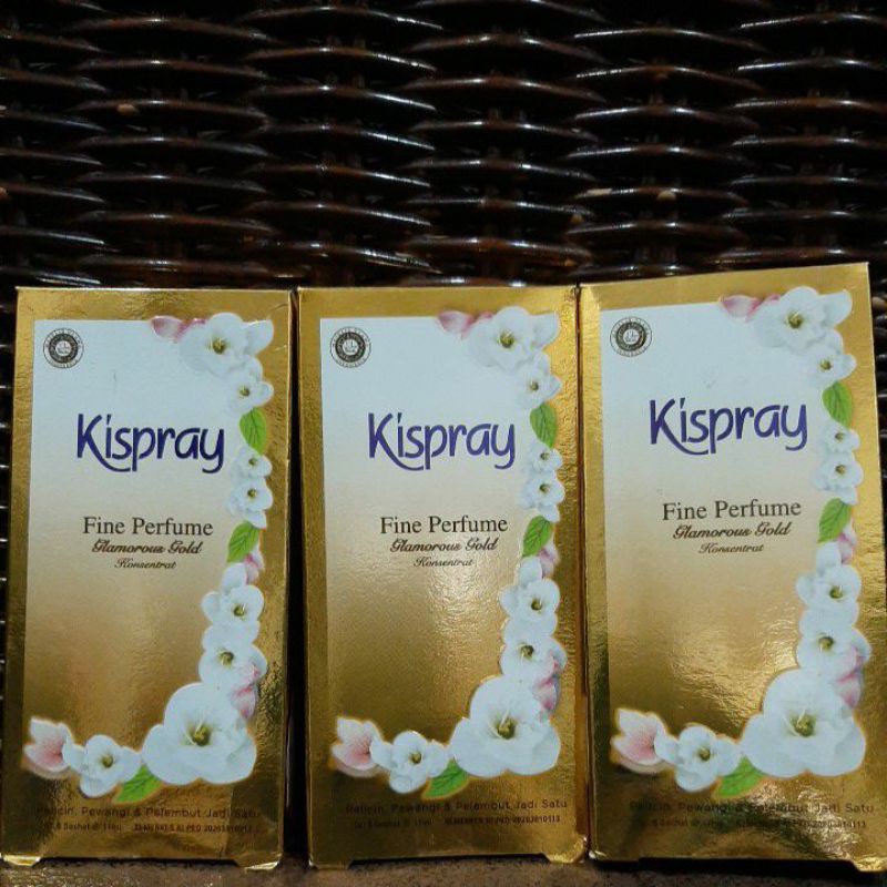 

KISPRAY DUS GOLD FINE PARFUME 6s