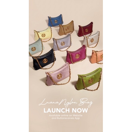 Luana Nylon Bag by Buttonscarves (Taro)