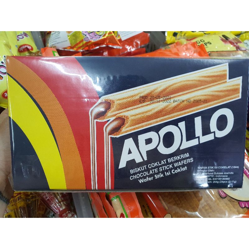 

apollo stick wafer cokelat / coklat