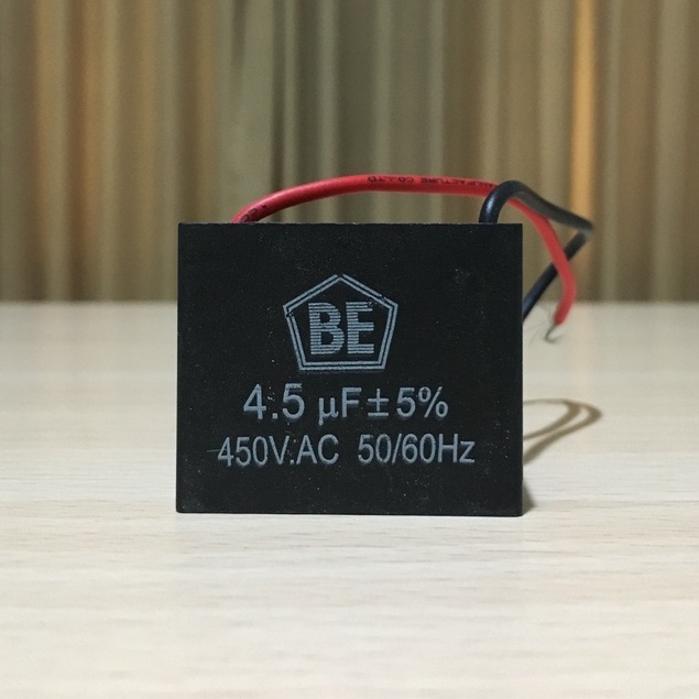 KAPASITOR KOTAK KIPAS ANGIN POMPA AIR 4.5UF 450V 4.5 UF 450 VOLT CBB61
