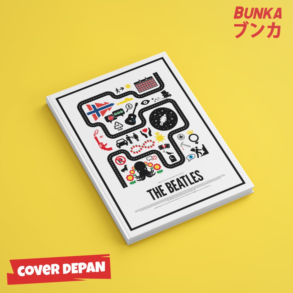 

Notebook The Beatless iconic Hardcover A5 Buku Tulis Catatan Notes Agenda Planner Jurnal