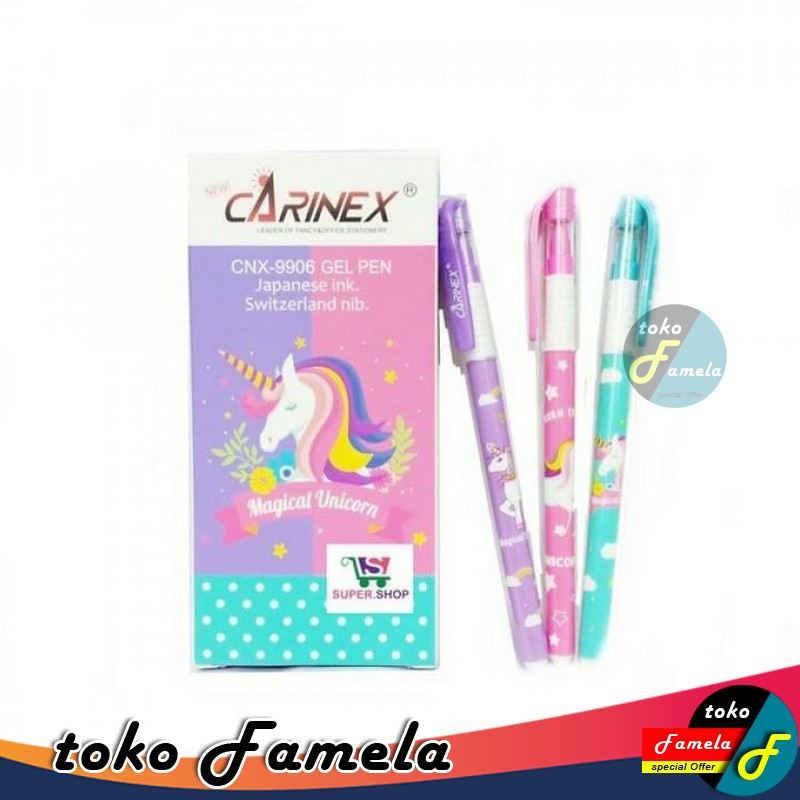 

Pulpen Gel Carinex Karakter Kartun
