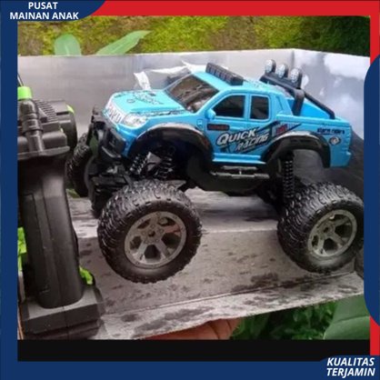 Mobil Remote Control Off Road Pickup / Rock Crawler Jeep Remot Kontrol Berlampu Mainan Anak Laki Laki