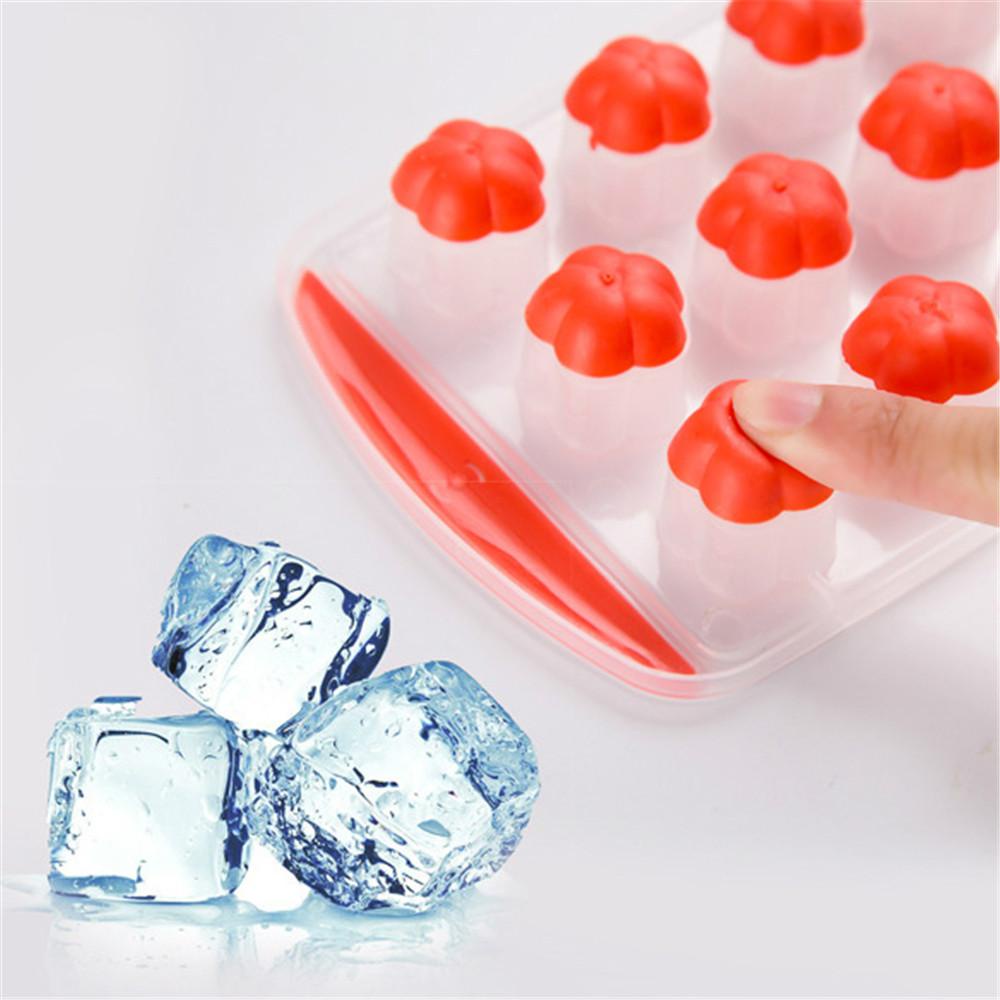 Solighter Ice Cube Tray Musim Panas Puding Whisky Silikon