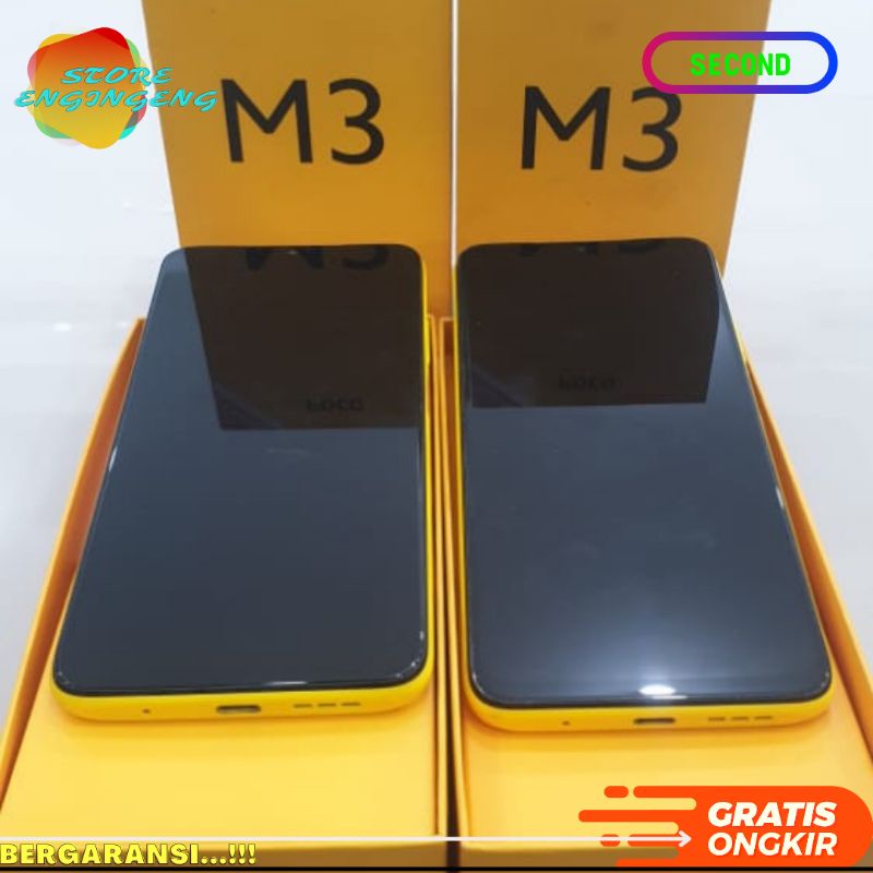 SECOND POCO M3 4/64 & 6/128 BERGARANSI