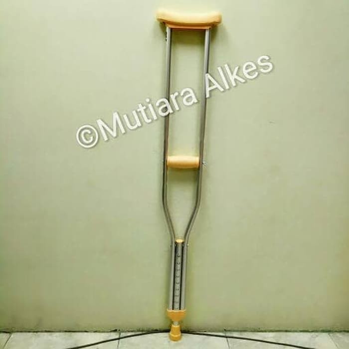 (MUTIARA ALKES) Tongkat Ketiak per 1pcs - Kruk - Tongkat bantu jalan GEA ONEHEALTH GENERAL CARE