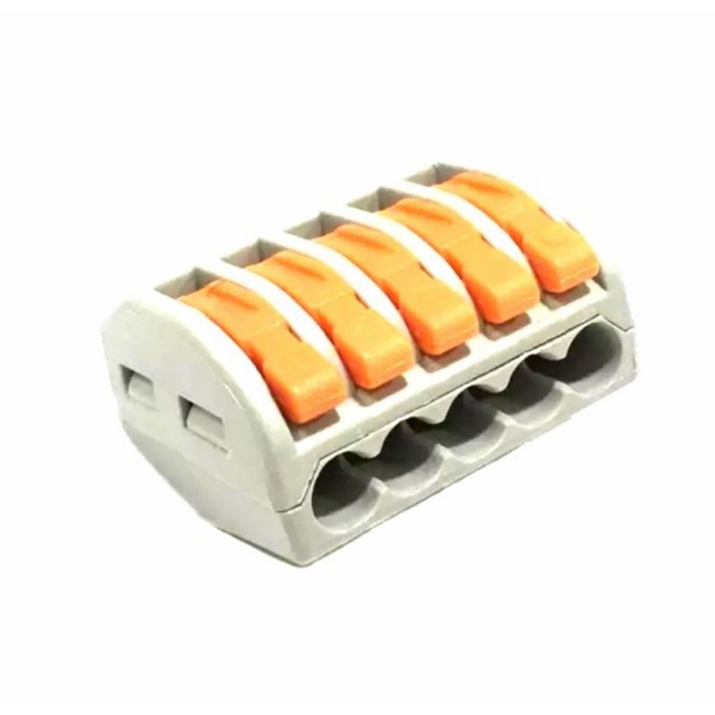 Wire Connector Terminal Kabel Blok Tuas (S-22/33/5) Sambungan Cepat 11 Pcs