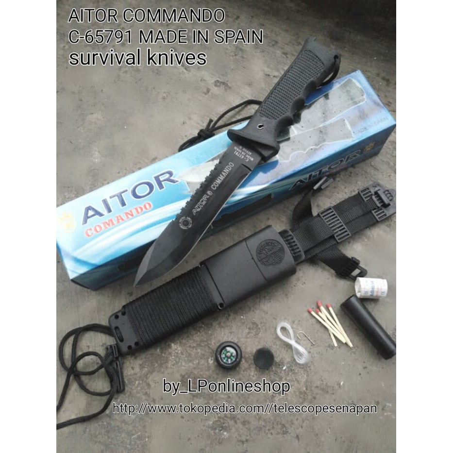 PROMO MURAH COD AITOR COMANDO SURVIVAL KNIVE