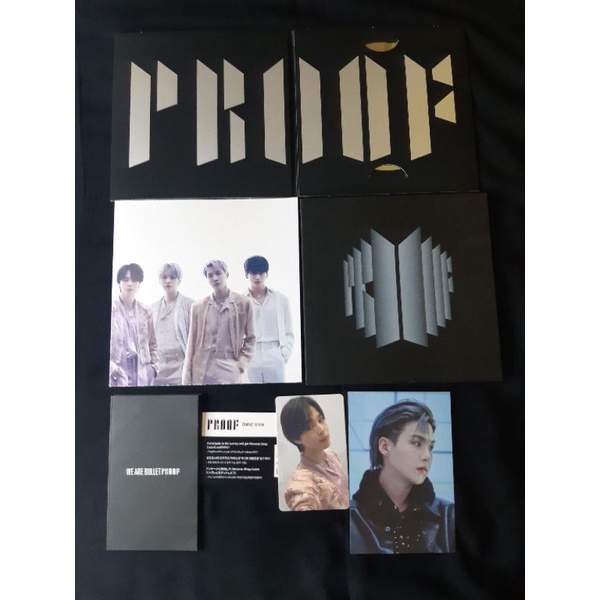 BTS Proof Compact Edition - Unsealed RPC Jimin Suga