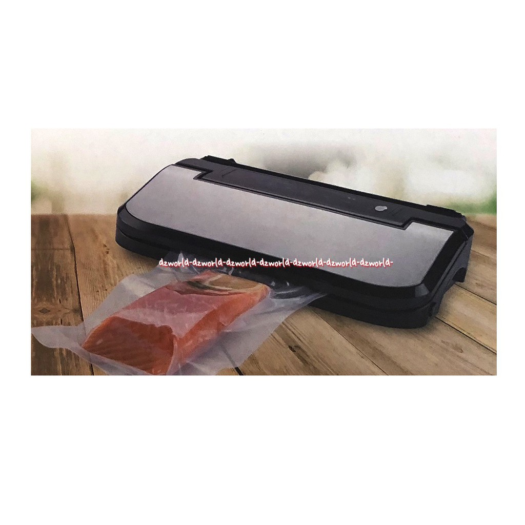 Kris Vacuum Sealer Alat Mesin Vacum Untuk Makanan Mesin Pres Plastik Hitam