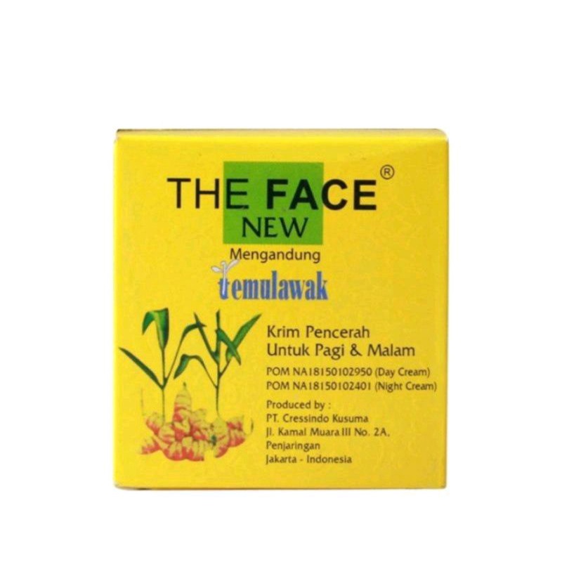 THE FACE TEMULAWAK CREAM PEMUTIH ORIGINAL