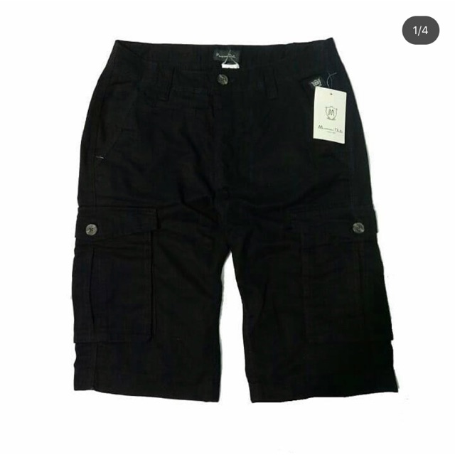 celana cargo pendek massimo dutti pria cowok