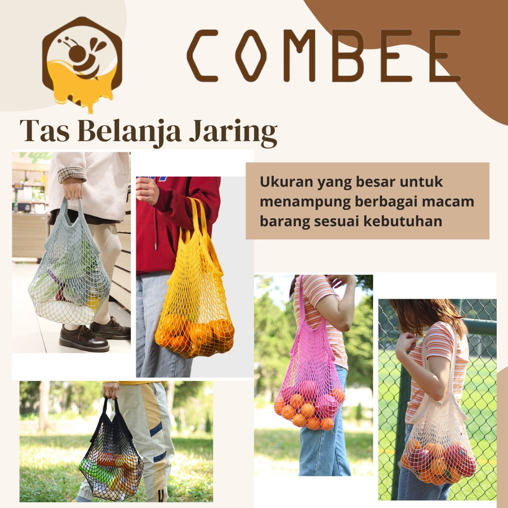 Tas Belanja Jaring / Serbaguna / Shopping Bag / Ramah Lingkungan