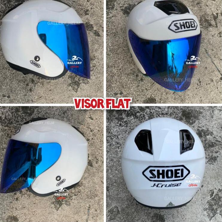 Hemat Terbatas HELM KYOTO DYR PAKET GANTENG | SUDAH TERPASANG STIKER SHOEI | REPLIKA KYT KYOTO PUTIH