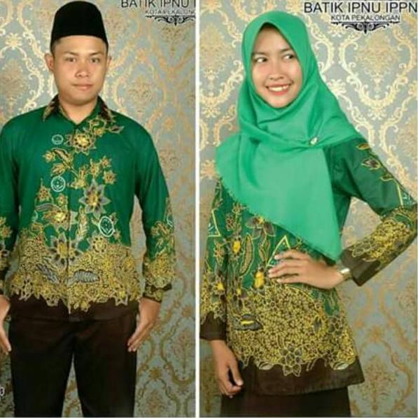 Bagus Banget.. Kemeja Batik IPNU IPPNU Nasional Resmi NU  Blouse Ippnu pekalongan batik Ipnu nasiona