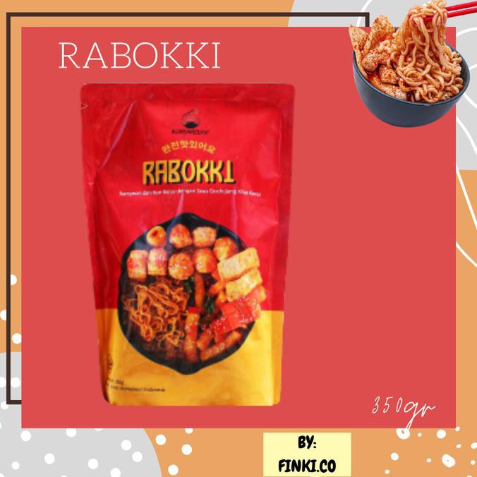 

[TERLARIS] Rabokki Ramen Tteokbokki Mie Korea HALAL Makanan Koreakeun