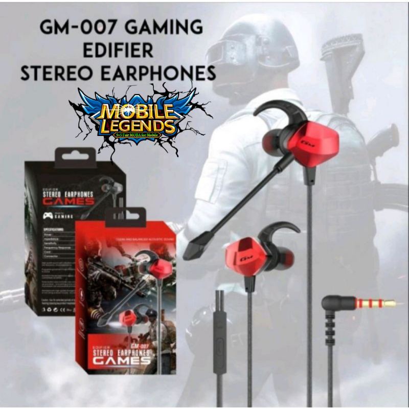 Headset Gaming/Eraphone Gaming Series For mobile Legend gm 007