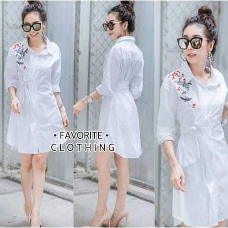 Dress favorite RO dress wanita katun rayon