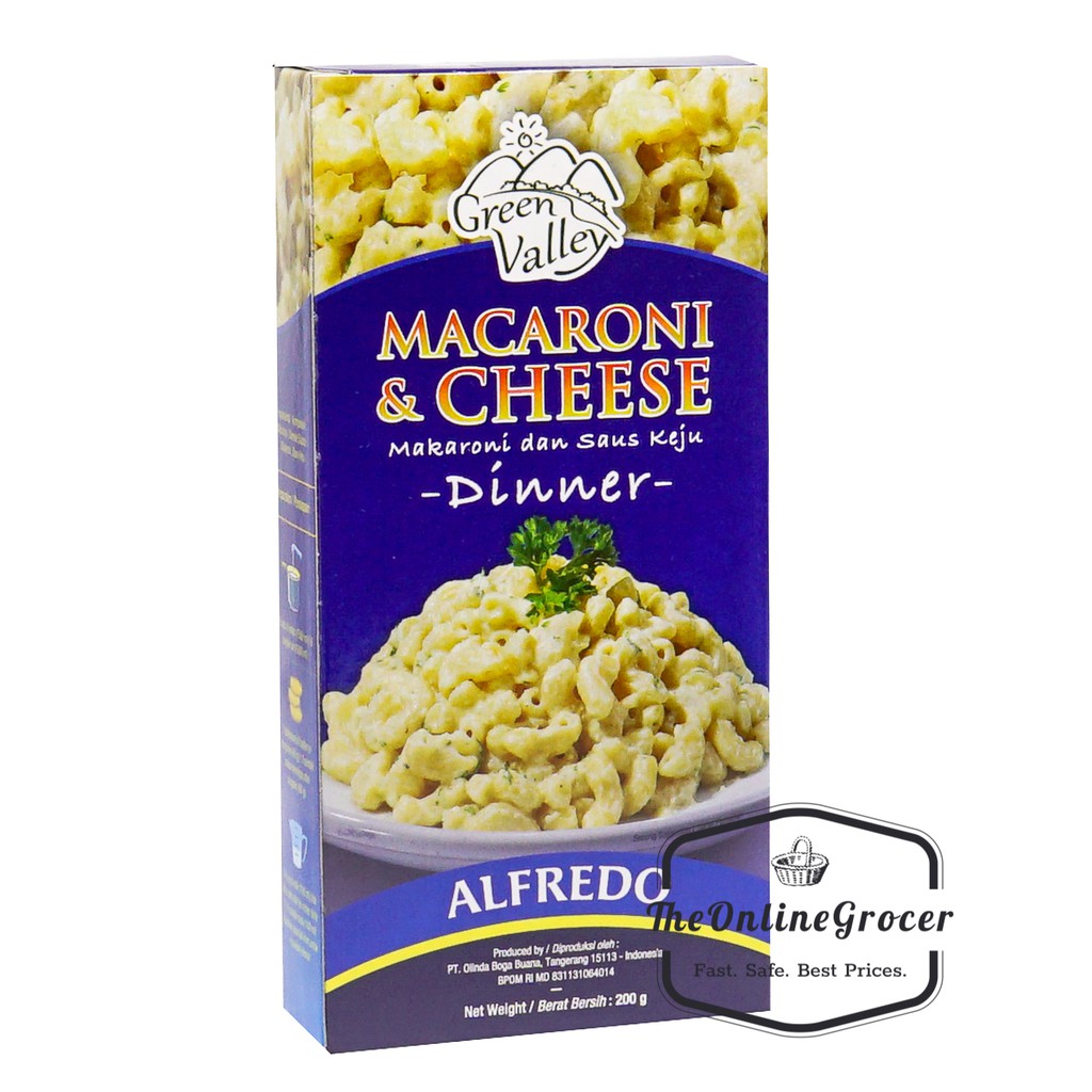 Green Valley Macaroni and Cheese with Alfredo Sauce 200gr - Mac N Cheese