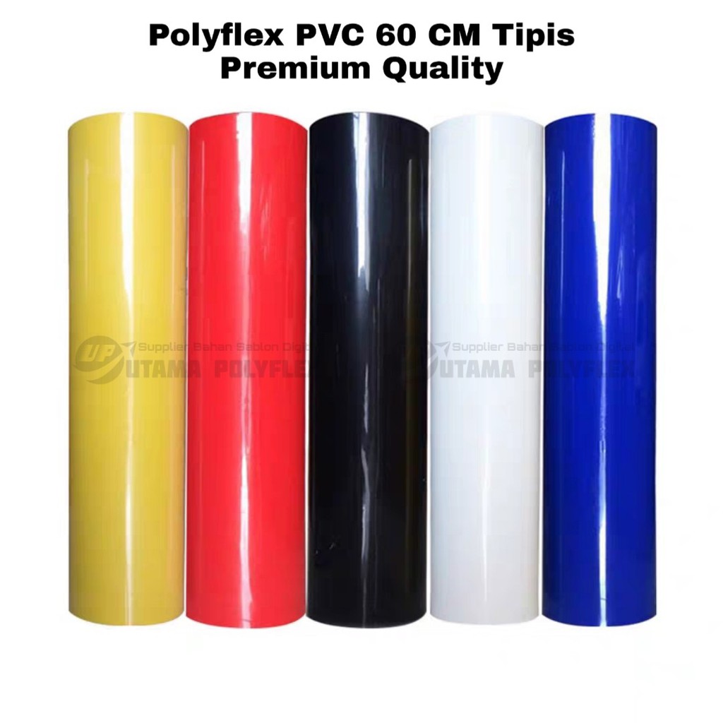  Polyflex  PVC Lebar 60 CM Sticky Meteran HOT PEEL 