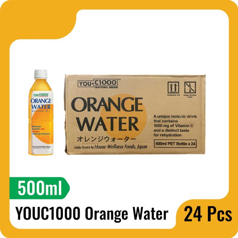 You C 1000 Orange Water UC1000 UC 1000 You C1000 500ml 500 ml 1 Dus