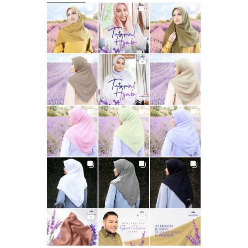 Mandjha Parfum Ivan Gunawan Fashion Scarf Polos Parfum Light Griss