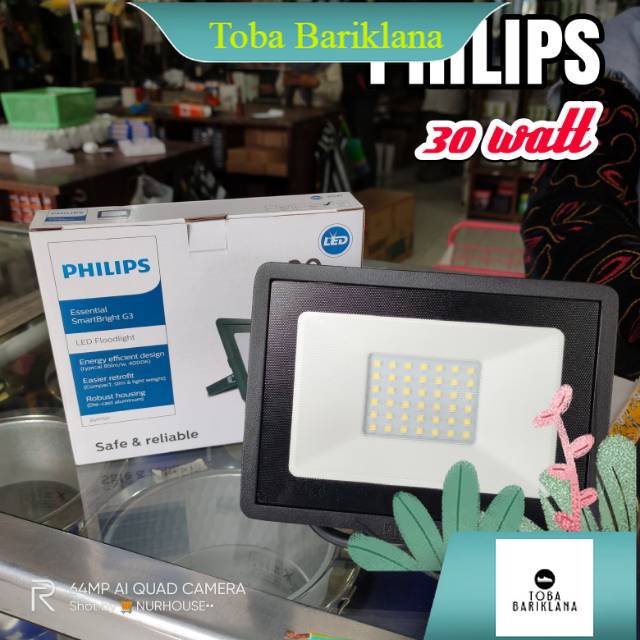 philips led floodlight 30 watt lampu sorot led 30 watt philips lampu tembak
