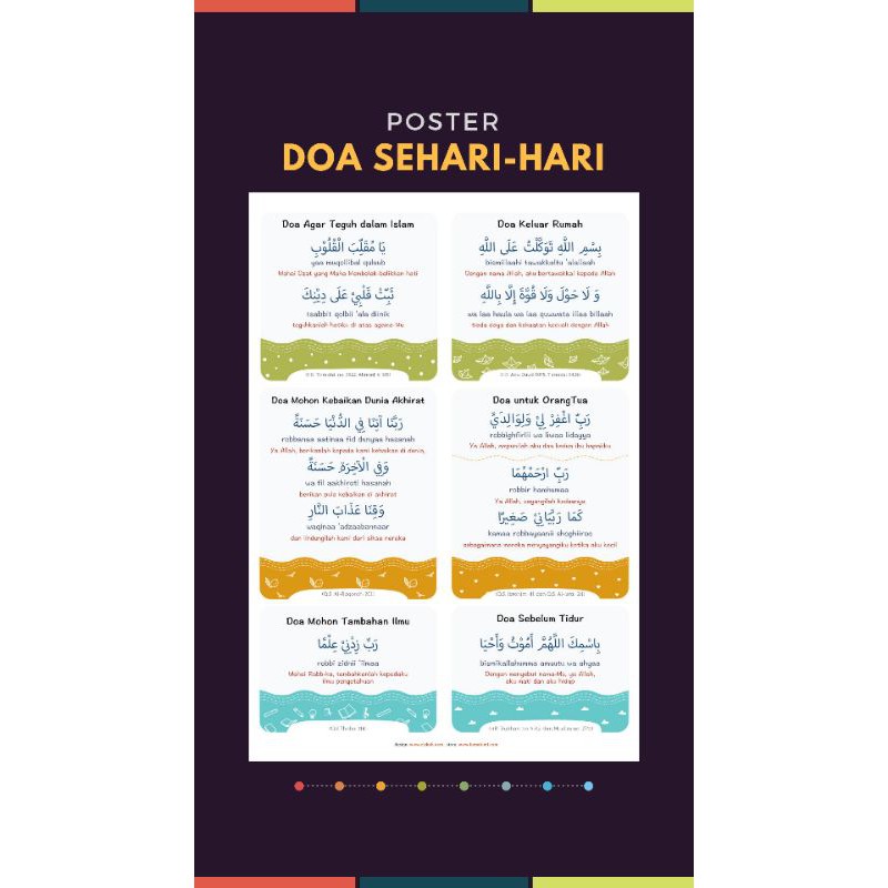 Poster Doa Sehari-hari