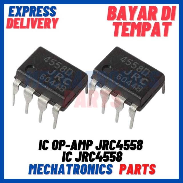 2PCS [ICS-9019] IC OP-AMP JRC4558 IC JRC4558