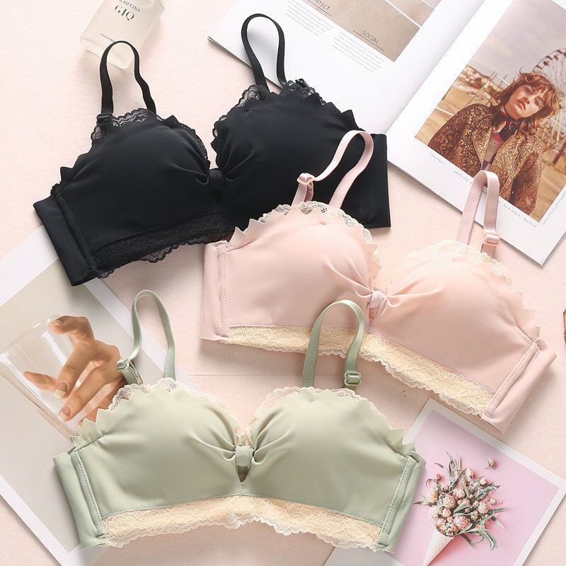 Blackpink Bra Push Up Style Renda BH Pakaian Dalam Wanita Bralette Import 1172