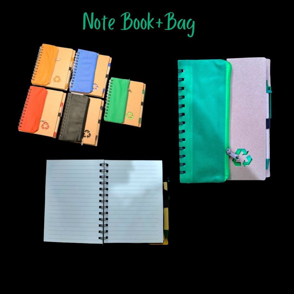 

NOTE BOOK/JURNAL +MINI BAG+PEN