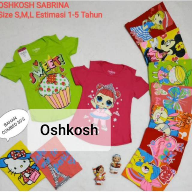 Kaos Oshkosh Anak Cewek