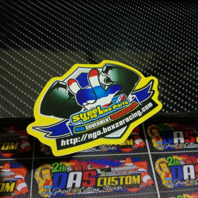 Sticker printing STREET DRAG BIKE NGO Minim pembelian produk harus 20rb