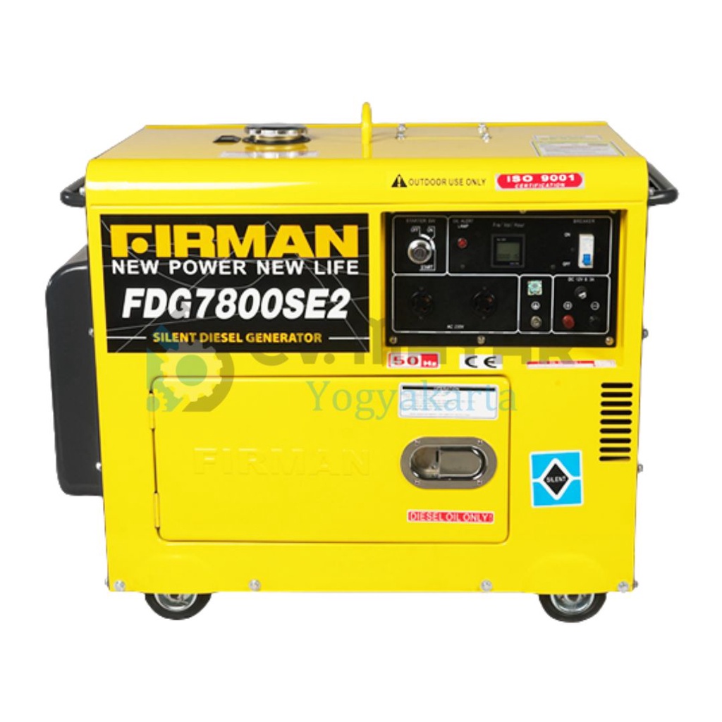 Firman Generator Set Diesel FDG 7800 SE2 5KW