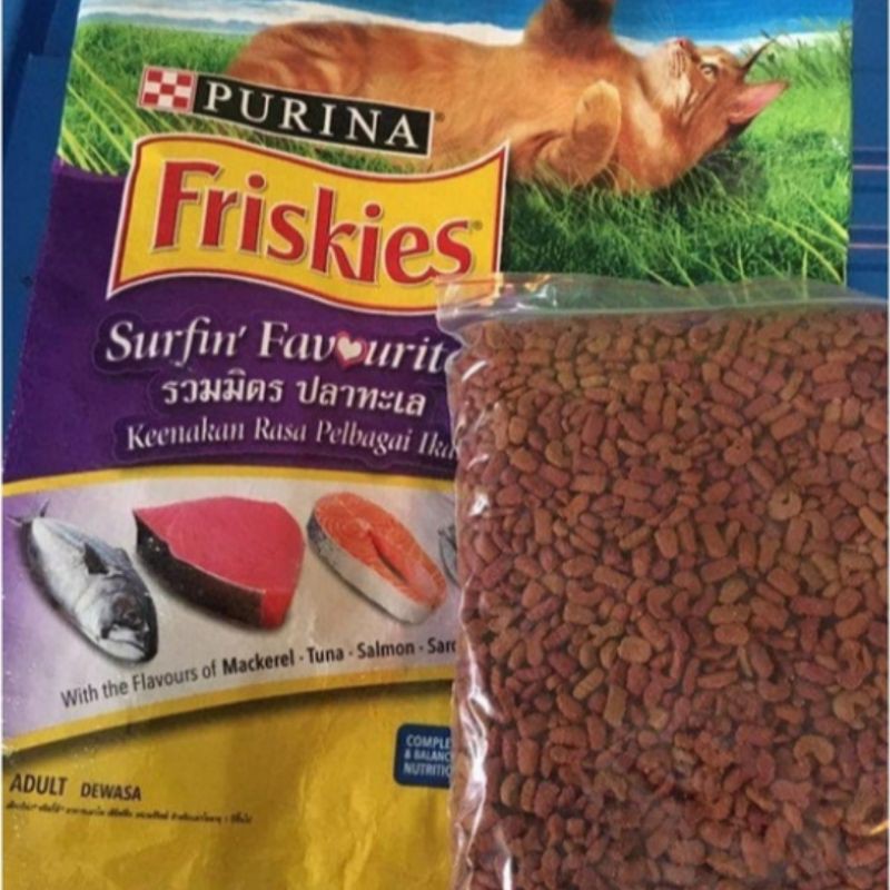 Makanan Kucing Friskies Repack 1000gr / Friskies Cat food / Dry food