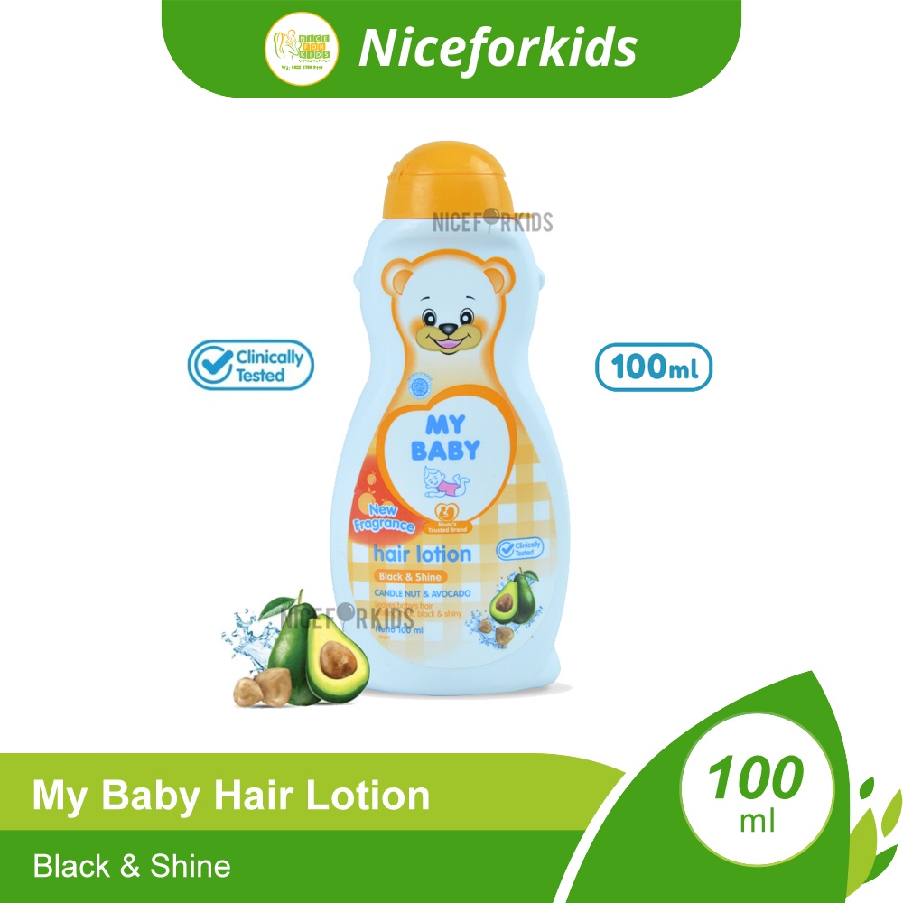 My Baby Hair Lotion Black Shine 100 ml / Minyak Rambut Bayi 100 ml