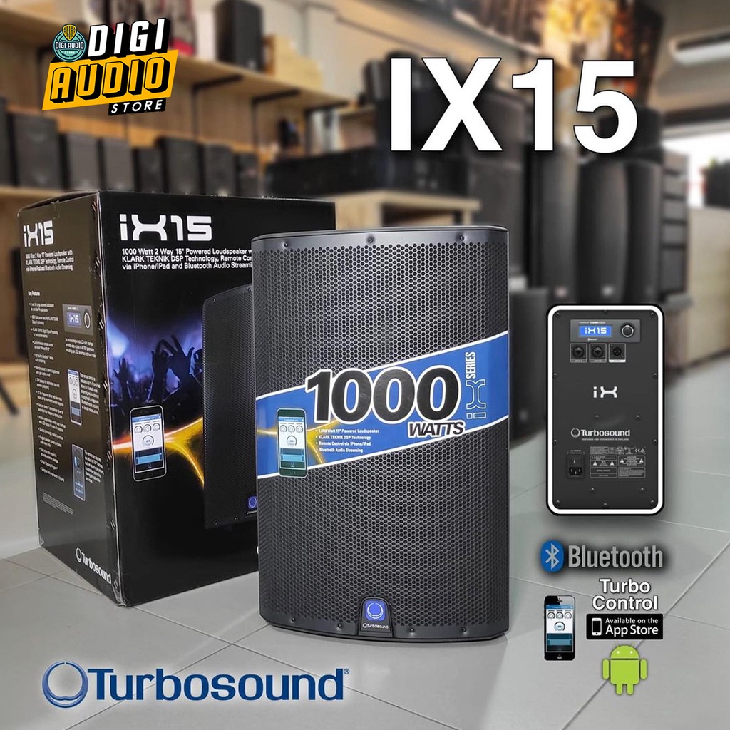 Speaker Aktif 15 inch TURBOSOUND iX15 - 1000 Watt Sound System - iX 15