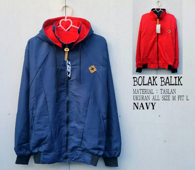 JAKET BOLAK BALIK / JAKET 2IN1 / JAKET BB / JAKET DISTRO / BB POLOS / JAKET PARASUT