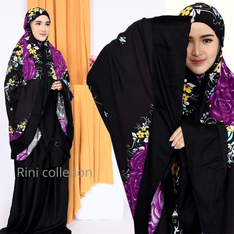 Mukena BaliJumbo Motif Mawar Klasik