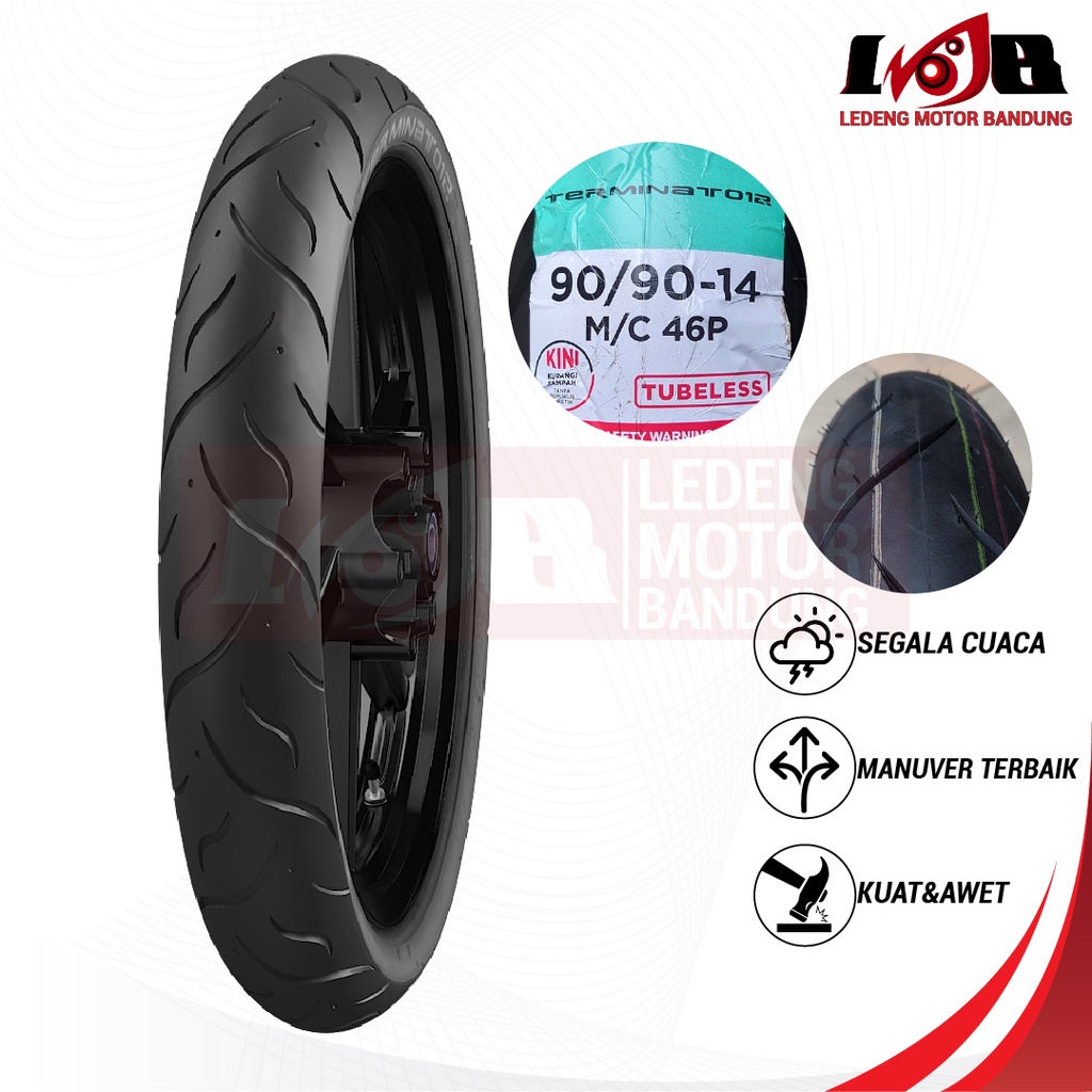 Corsa 90/90-14 Terminator Ban Tubeless Motor Matic Beat Vario