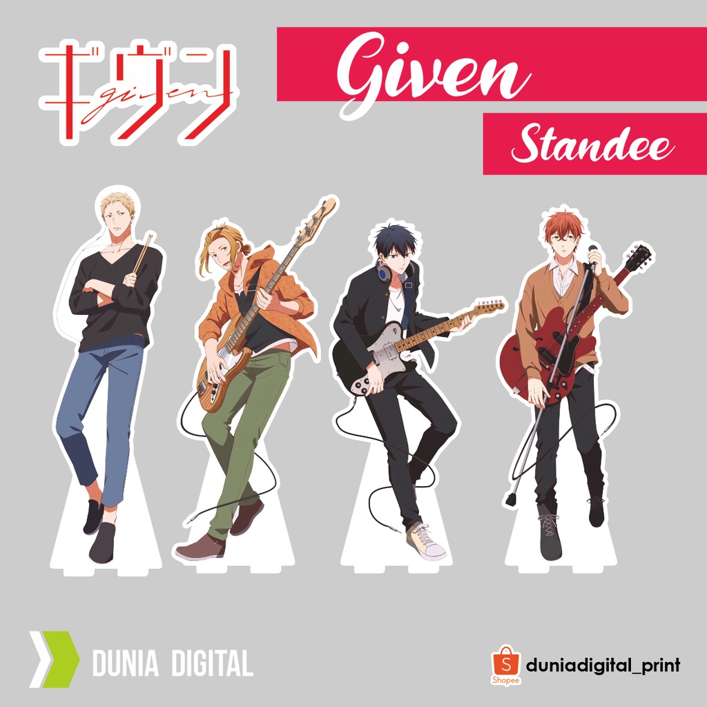 Given Standee Akrilik Mafuyu Ritsuka Haruki Yuki Uenoyama Akihiko