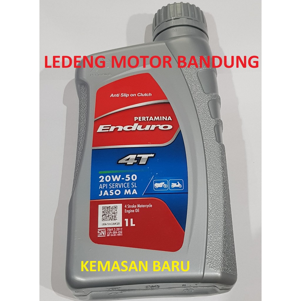 Pertamina Enduro 4T 1 Liter 20w50 Oli Motor Mobil