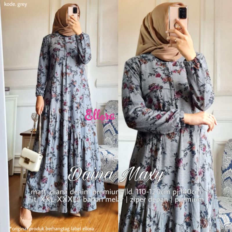 DIANA MAXY LD 110-120CM GAMIS BAHAN DIANA DENIM PREMIUM